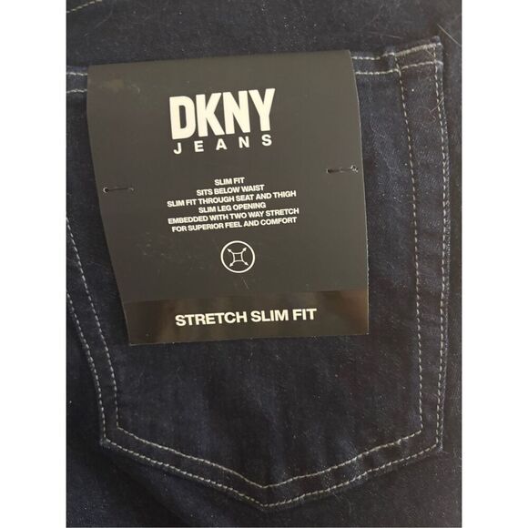 DKNY Men's Bedford Slim Fit Jeans for Men - Slim Fit Mens Stretch Denim Jeans 31 - Picture 5 of 8